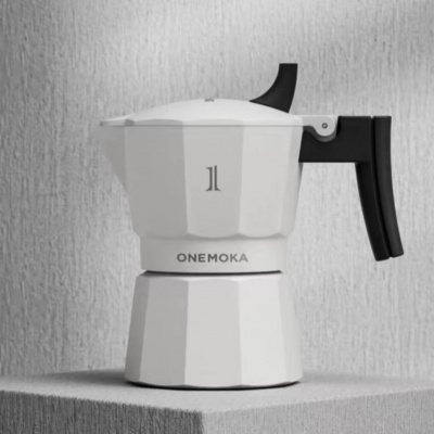 ONE MOKA×yitiao Moka pot white