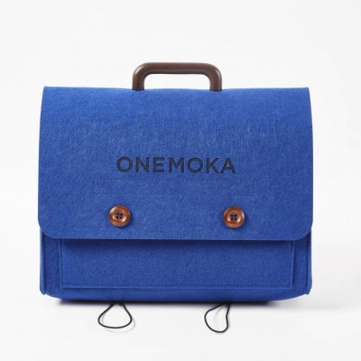 ONE MOKA×yitiao Moka pot storage bag blue