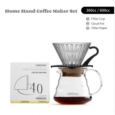 Home hand coffee maker set